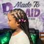 Smedium Knotless Plaits Mid Back