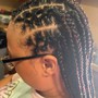 Criss Cross Knotless Braids