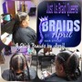 4-6 Feed-In Braids ($50.00 deposit)