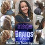 Medium Box Braids ($50.00 deposit)