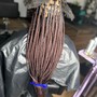 knotless over dreads