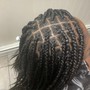 Medium Knotless Braids