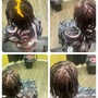 Loc Retwist w/ style