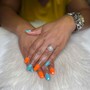 Nail Shapes: Coffin, Stiletto