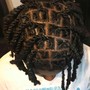 Natural 2 strands twist