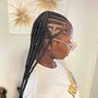 Large Knotless Braids