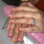 Gel Manicure - With Nail Art