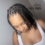 Loc Combination FULL HEAD- Mid Back Length Hair