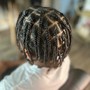 Single box braid plats (Men/Boys)