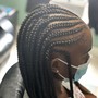 Partial Sew In/ Feed In Braids