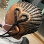 6-8 Feed In Braids