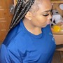 Large Knotless Braids