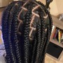 Medium Knotless Braids