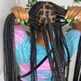 Big Tribal Braids W/ knotless box braids