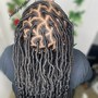 Med-Large Braids (men with ONLY HAIR ON TOP)