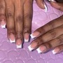 Gel polish - French manicure