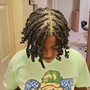 Men's Braids wit Natural hair