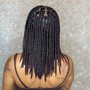 Short boho knotless Braids