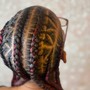 Short boho knotless Braids