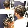 2 Strand Twist/Curls/Loc Knots/Plaits Additional Charge