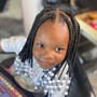 Kids knotless/box braids