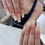 Medium French tip full set