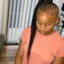 Soft locs over locs 18” (Waist)