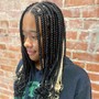 Deposit for Box Braids w/hair provided by salon