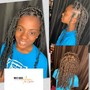 Bohemian Box Braid Bob