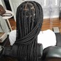 Smedium knotless Box Braids