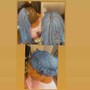 Pre braided Crochet with individual braids at the top