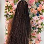 Medium Boho Braids ( Minimum Curly Pieces )) Hair not provided 1 pack needed