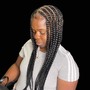 Adults Medium Mid-back knotless Braids