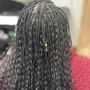 Touch up knotless or box braids