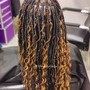 Natural hair 2 strand Twists (medium)