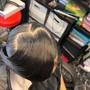 Updo ponytail