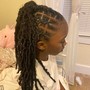 toddler natural styles (braids and beads)