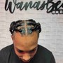 Men's nature hair twist