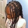 Kid's Braided Ponytail (w/ Extensions)