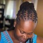 Loc two strand twist/ styling