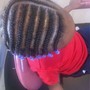 Scalp Braids without weave or beads