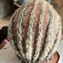 Cornrows without extension added