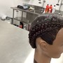 Natural hair Updo