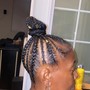 Cornrow (for under wigs) no added hair