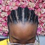 Braids/ braid down style prep