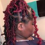 Butterfly locs shoulder length