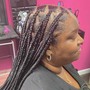 Medium Knotless Braids