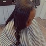 Full Sew In with leave out