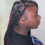 Knotless French Curl Braids