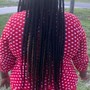 Knotless French Curl Braids